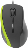 Мышь DEFENDER (52340) MM-340 черный/зеленый