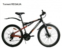Велосипед Torrent Regalia черный, желтый. 26"
