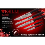 Набор ножей Kelli KL-2032 алмазное покрытие, 6 предметов