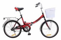 Велосипед Torrent Sputnik рама 15" красный,черный + корзина