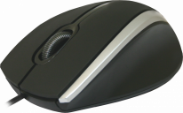 Мышь DEFENDER (52340) MM-340 черный/серый 