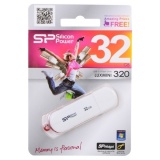 USB Drive 32Gb Silicon Power 320 Luxmini White