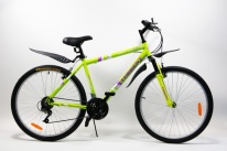 Велосипед Torrent City Cruiser зелено-желтый. рама 18"