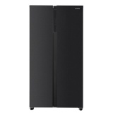 Холодильник Leran SBS 580 BIX NF черный