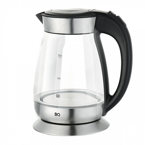 Чайник BQ-KT1702G Сталь-Чёрный (1,7л)