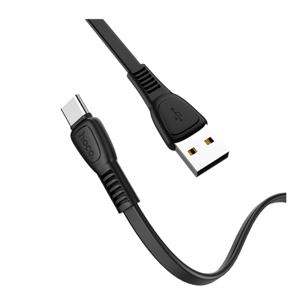 Кабель HOCO X40 USB (m)-Type-C (m) 1.0м 2.4A TPE черный