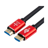 Кабель Atcom HDMI (m)-HDMI (m) 1.0м силикон ver.2.0 черный красный в пакете