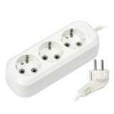 Удлинитель Smartbuy 3р.С/З 16A 2.0м ПВС 3x1мм² белый