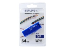 USB Drive 64Gb EXPLOYD 580 синий