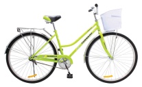 Велосипед Torrent Ussury рама 18",колеса 28" зеленый + Корзина