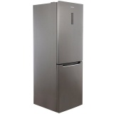 Холодильник LERAN CBF 210 IX NF серебристый