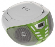 Магнитола MP3 BBK BX 193U белый/зеленый