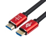 Кабель Atcom HDMI (m)-HDMI (m) 2.0м силикон ver.2.0 черный красный в пакете