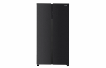 Холодильник Leran SBS 580 BG NF черное стекло